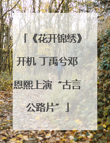 《花开锦绣》开机 丁禹兮邓恩熙上演“古言公路片”