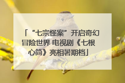 “七宗怪案”开启奇幻冒险世界 电视剧《七根心简》亮相暑期档
