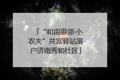 “和亩惠邻·小农夫”共富驿站落户济南秀和社区
