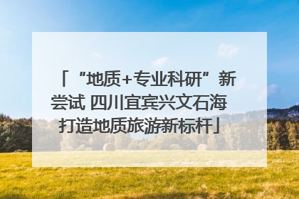 “地质+专业科研”新尝试 四川宜宾兴文石海打造地质旅游新标杆