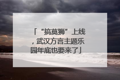 “搞莫狮”上线，武汉方言主题乐园年底也要来了