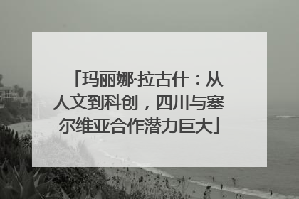 玛丽娜·拉古什：从人文到科创，四川与塞尔维亚合作潜力巨大