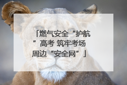 燃气安全“护航”高考 筑牢考场周边“安全网”