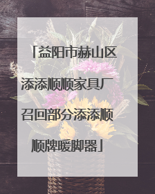 益阳市赫山区添添顺顺家具厂召回部分添添顺顺牌暖脚器