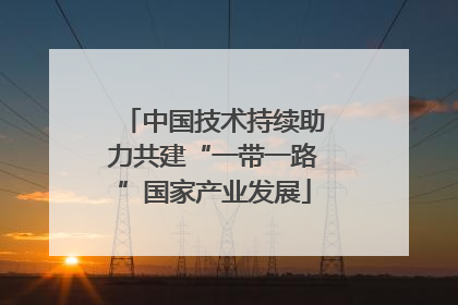 中国技术持续助力共建“一带一路”国家产业发展