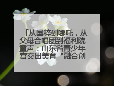 从国粹到哪吒，从父母合唱团到福利院童声：山东省青少年宫交出美育“融合创新”答卷