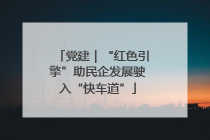 党建｜“红色引擎”助民企发展驶入“快车道”