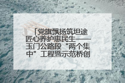 党旗飘扬筑坦途 匠心养护惠民生——玉门公路段“两个集中”工程暨示范桥创建项目圆满收官