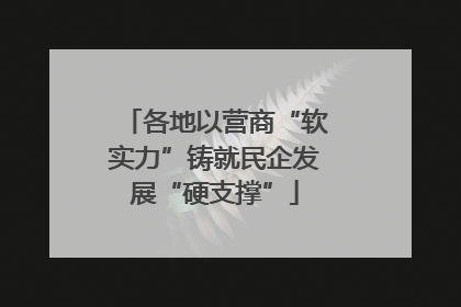 各地以营商“软实力”铸就民企发展“硬支撑”