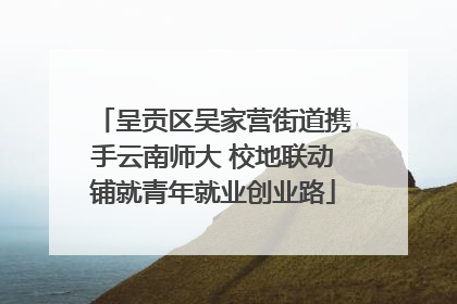 呈贡区吴家营街道携手云南师大 校地联动铺就青年就业创业路