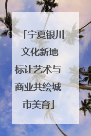 宁夏银川 文化新地标让艺术与商业共绘城市美育