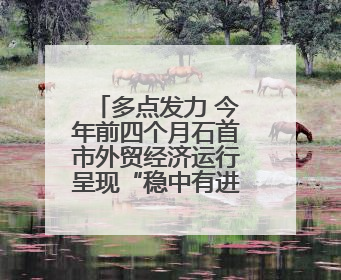 多点发力 今年前四个月石首市外贸经济运行呈现“稳中有进”的良好态势