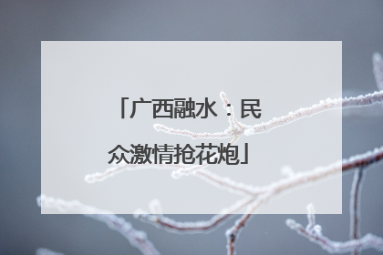 广西融水：民众激情抢花炮