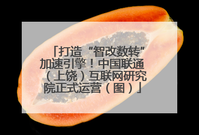 打造“智改数转”加速引擎！中国联通（上饶）互联网研究院正式运营（图）