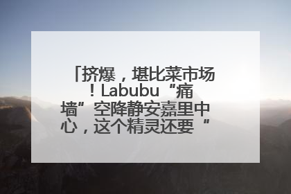 挤爆，堪比菜市场！Labubu“痛墙”空降静安嘉里中心，这个精灵还要“突袭”便利店？