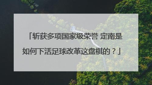斩获多项国家级荣誉 定南是如何下活足球改革这盘棋的？