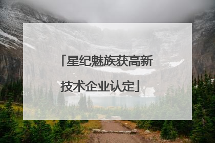 星纪魅族获高新技术企业认定