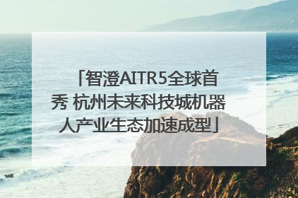 智澄AITR5全球首秀 杭州未来科技城机器人产业生态加速成型