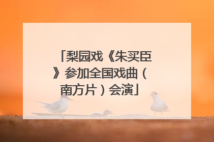 梨园戏《朱买臣》参加全国戏曲（南方片）会演