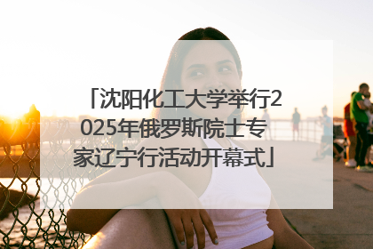 沈阳化工大学举行2025年俄罗斯院士专家辽宁行活动开幕式
