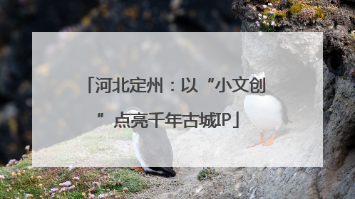 河北定州：以“小文创”点亮千年古城IP