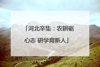 河北辛集：农耕砺心志 研学育新人