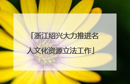 浙江绍兴大力推进名人文化资源立法工作
