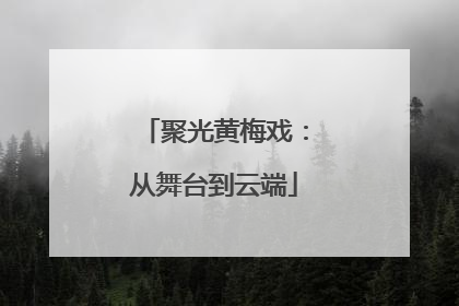 聚光黄梅戏：从舞台到云端