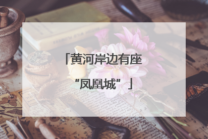 黄河岸边有座“凤凰城”