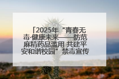 2025年“青春无毒·健康未来——防范麻精药品滥用 共建平安和谐校园”禁毒宣传专题活动在咸宁举行