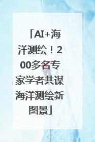 AI+海洋测绘！200多名专家学者共谋海洋测绘新图景